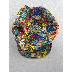 Pokemon All Over Print Snapback Hat One Size Fits Most Adult